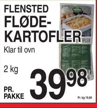 ABC Lavpris FLENSTED FLØDE-KARTOFLER tilbud