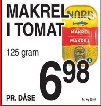 ABC Lavpris MAKREL I TOMAT tilbud