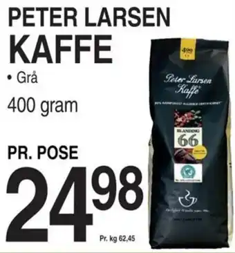 ABC Lavpris PETER LARSEN KAFFE • Grå 400 gram tilbud