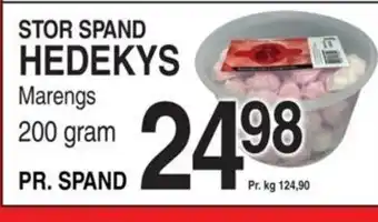 STOR SPAND HEDEKYS Marengs 200 gram
