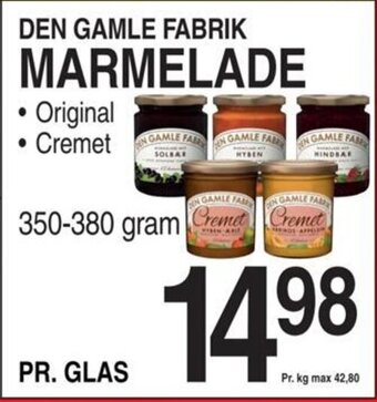 ABC Lavpris DEN GAMLE FABRIK MARMELADE tilbud