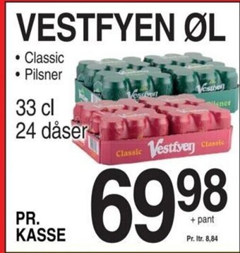 ABC Lavpris VESTFYEN ØL tilbud