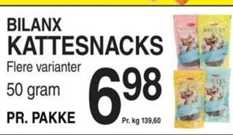 ABC Lavpris BILANX KATTESNACKS tilbud