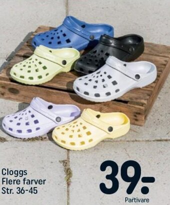 REMA 1000 Cloggs Flere farver Str. 36-45 tilbud