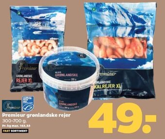 Netto Premieur grønlandske rejer 300-700 g tilbud