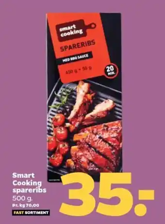 Netto Smart cooking SPARERIBS 500g tilbud