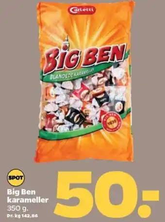 Netto BIG BEN karameller 350g tilbud