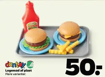 Legemad af plast