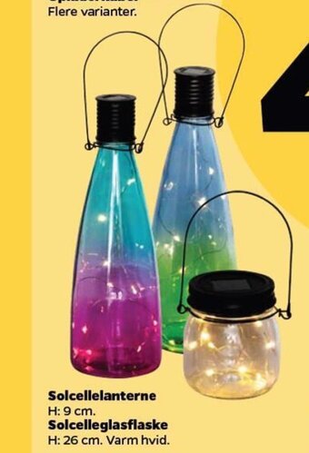 Netto Solcellelanterne tilbud