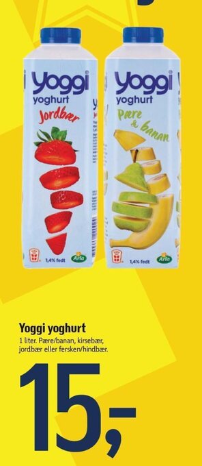 Føtex Yoggi yoghurt tilbud