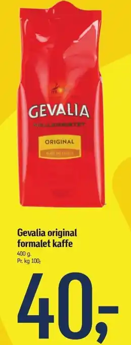 Føtex Gevalia original formalet kaffe tilbud