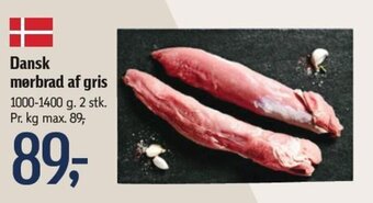 Føtex Dansk mørbrad af gris tilbud
