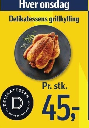 Føtex Delikatessens grillkylling tilbud