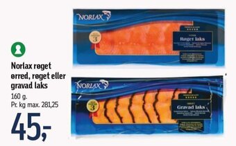 Føtex Norlax røget ørred, røget eller gravad laks tilbud
