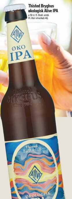 Føtex Thisted Bryghus økologisk Alive IPA tilbud