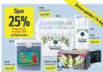Føtex Twin Markers tilbud
