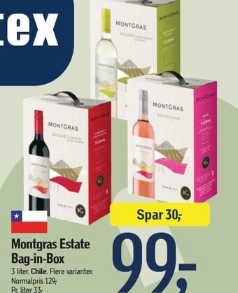 Føtex Montgras Estate Bag-in-Box tilbud