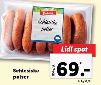 Lidl Schlesiske pølser tilbud