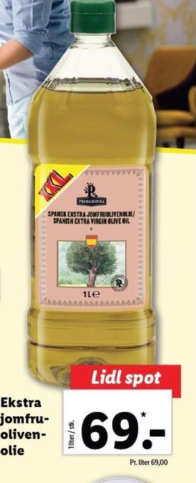 Lidl EKSTRA JOMFRUOLIVENOLIE tilbud