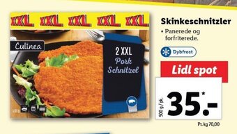 Lidl Skinkeschnitzler tilbud
