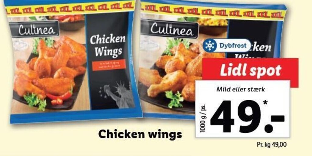 Culinea Chicken Wings tilbud hos Lidl