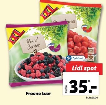 Lidl Frosne bær tilbud