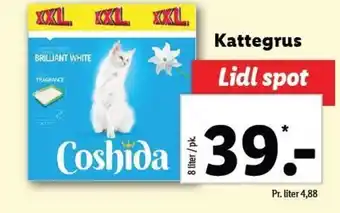 Lidl Coshida Kattegrus tilbud
