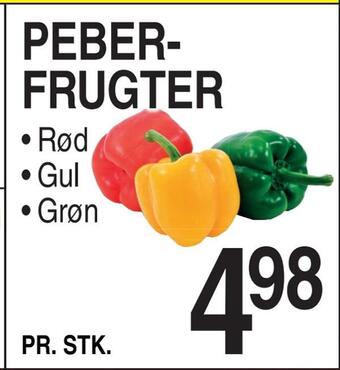ABC Lavpris Peberfrugter tilbud