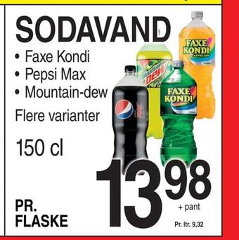 ABC Lavpris Sodavand tilbud