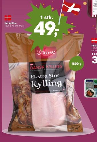 Kvickly Hel kylling tilbud