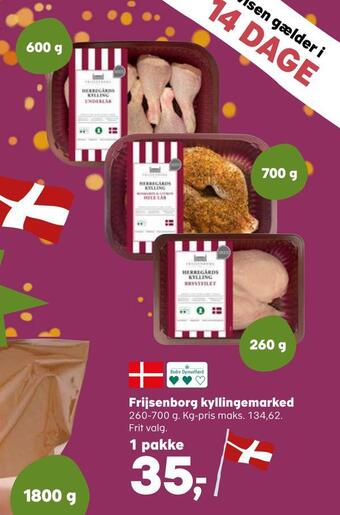Kvickly Frijsenborg kyllingemarked tilbud
