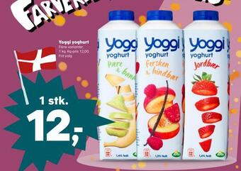 Kvickly Yoggi yoghurt tilbud