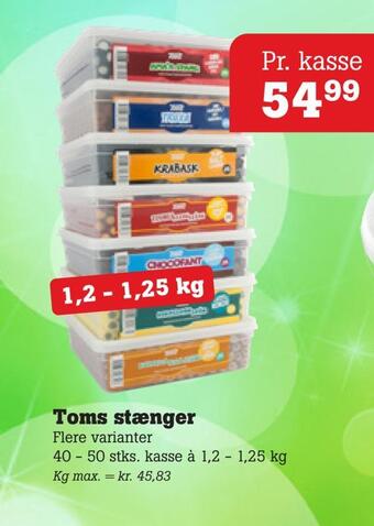 Poetzsch Padborg Toms stænger tilbud