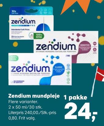 Kvickly Zendium mundpleje tilbud