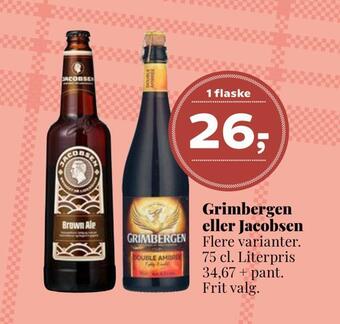 Dagli'Brugsen Grimbergen eller jacobsen tilbud
