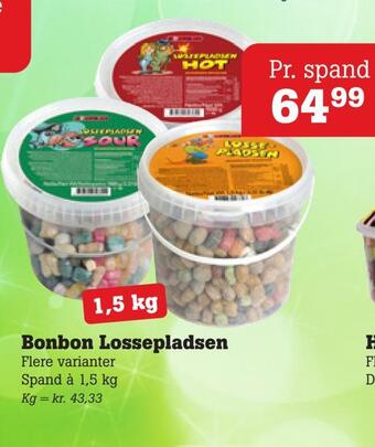 Poetzsch Padborg Bonbon lossepladsen tilbud