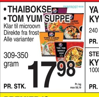 Thaibokse • tom yum suppe