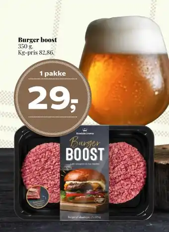 Burger boost