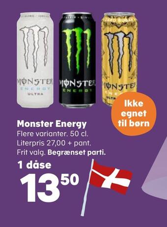 Kvickly Monster energy tilbud