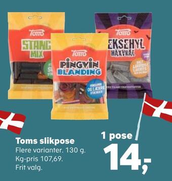 Kvickly Toms slikpose tilbud