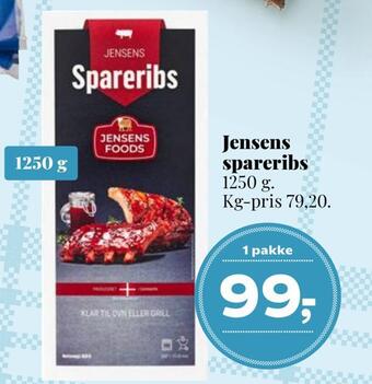 Dagli'Brugsen Jensens spareribs tilbud