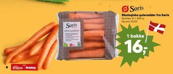 Kvickly Økologiske gulerødder fra søris tilbud