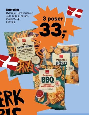 Kvickly Kartofler tilbud
