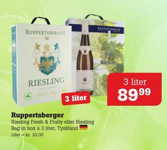 Poetzsch Padborg Ruppertsberger tilbud