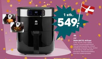 Kvickly Holm deli xl airfryer tilbud