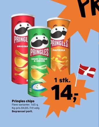 Kvickly Pringles chips tilbud