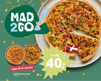 Kvickly Delikatessens tærte tilbud