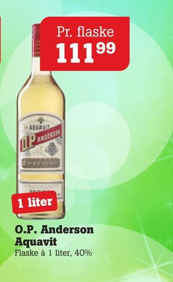 Poetzsch Padborg O.p. anderson aquavit tilbud