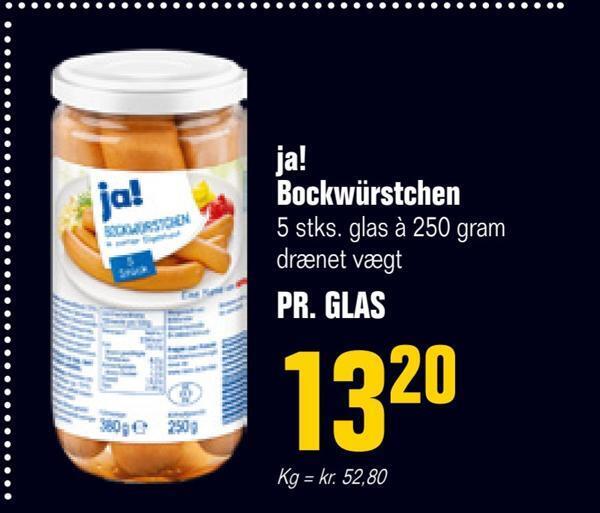 Poetzsch Padborg Ja! bockwürstchen tilbud