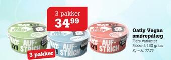 Poetzsch Padborg Oatly vegan smørepålæg tilbud